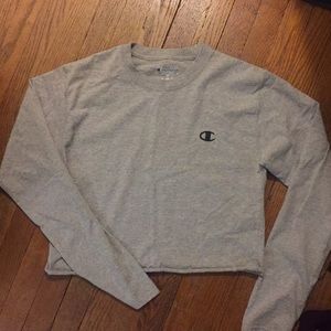 Champion Long Sleeve Cropped T-shirt